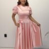 Vestido Color Rosa Pastel